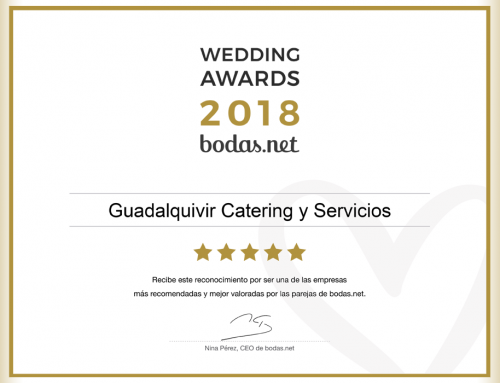 Guadalquivir Catering obtiene el premio Wedding Awards 2018 en bodas.net